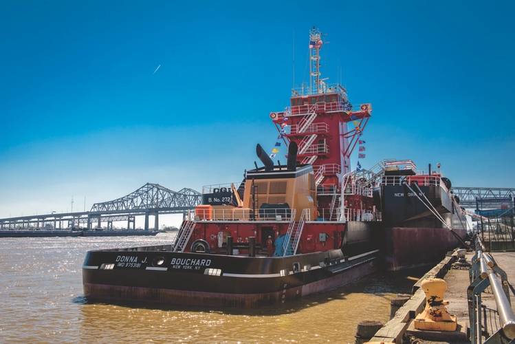The Donna/272 taken during the Christening Ceremony in New Orleans, LA in February, 2016. (Credit: Bouchard Transportation Co., Inc.)