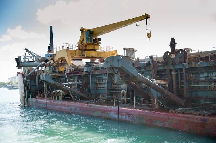 Dredger in PortMiami (Photo: Port Miami)