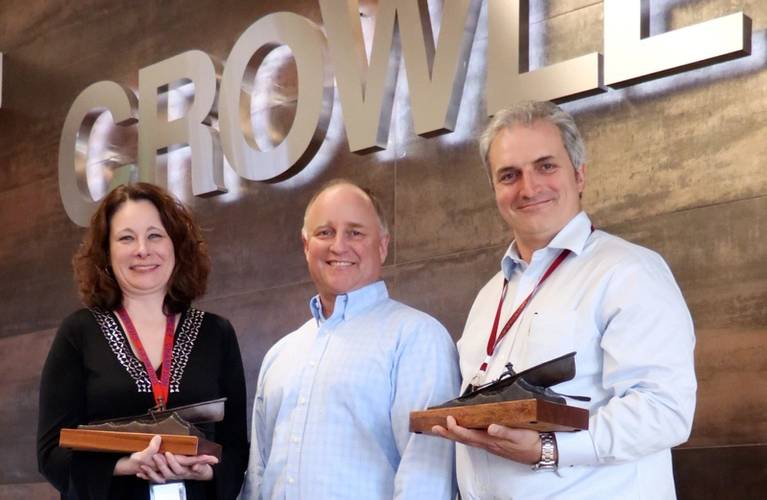 From left: Eisenhart, Crowley and Hilburn (Photo: Crowley)