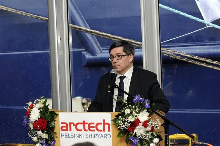 Esko Mustamäki, CEO of Arctech Helsinki Shipyard (Photo: Arctech Helsinki Shipyard)