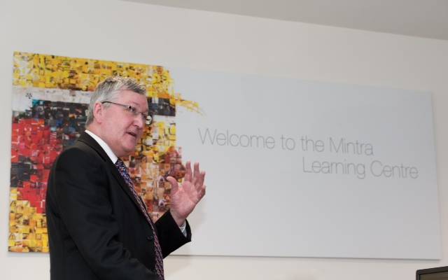 Fergus Ewing, the Minister for Energy, Enterprise and Tourism opened the Mintra Learning Centre this week.