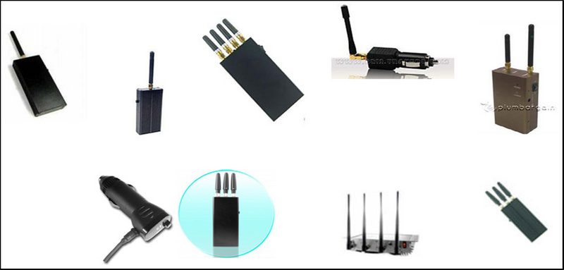 Figure 4:  Small jammers that can be purchased via the Internet.  (Source U.S. Government)