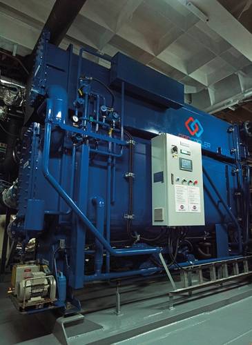 Gadcooler is a new ship cooling tech that is designed to save energy. Targeting the ferry and cruise ship sectors to start, the company recently announced its first installation success onboard Eckerö Line's cruise ferry m/s Finlandia. (Photo: Gadcooler)