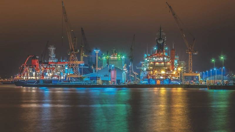 Genting Hong Kong made a major investment in shipbuilding, acquiring shipyards in Germany. Pictured is Lloyd Werft. (Photo: Genting Hong Kong)