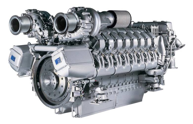 GRSE will assemble 12V and 16V 4000 M90 type engines in the Diesel Engine Plant in Ranchi. The engines have a rated power of 2,040 and 2,720 kW, respectively, and will be installed in various naval vessels built by GRSE. (Photo: Rolls-Royce)