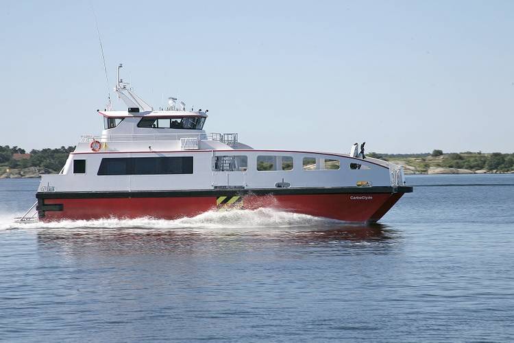 Figure 2: Kockums’ service/maintenance vessel, built from carbon fiber-reinforced composite.