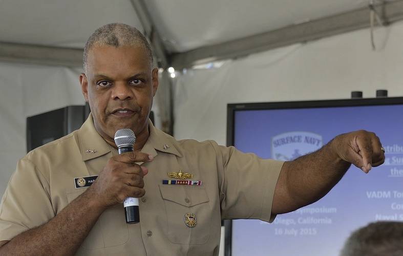 Rear Adm. Harris (E.H. Lundquist photo)
