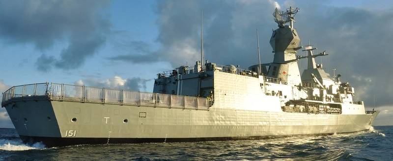 HMAS Arunta on her first day at sea (Australia Department of Defense photo)