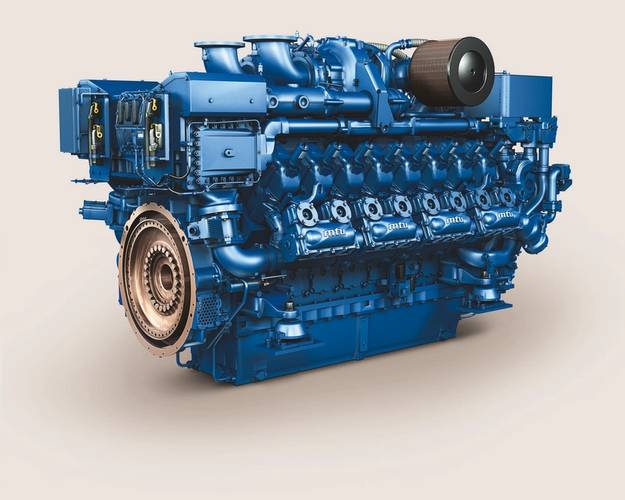 In 2018 Rolls-Royce will deliver the first certified MTU gas engines for commercial marine applications. (Image: MTU)