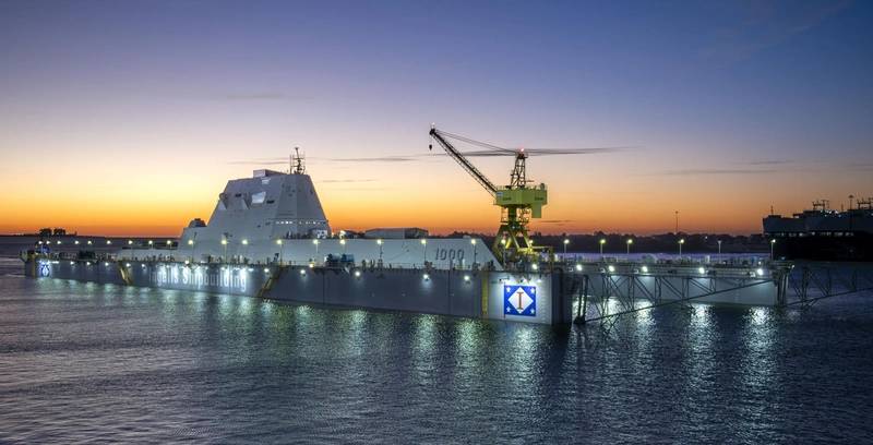 HII’s Ingalls Shipbuilding division successfully undocked USS Zumwalt (DDG 1000), the lead ship of the U.S. Navy’s Zumwalt-class of guided missile destroyers on Friday, December 6, 2024.
Image courtesy HII