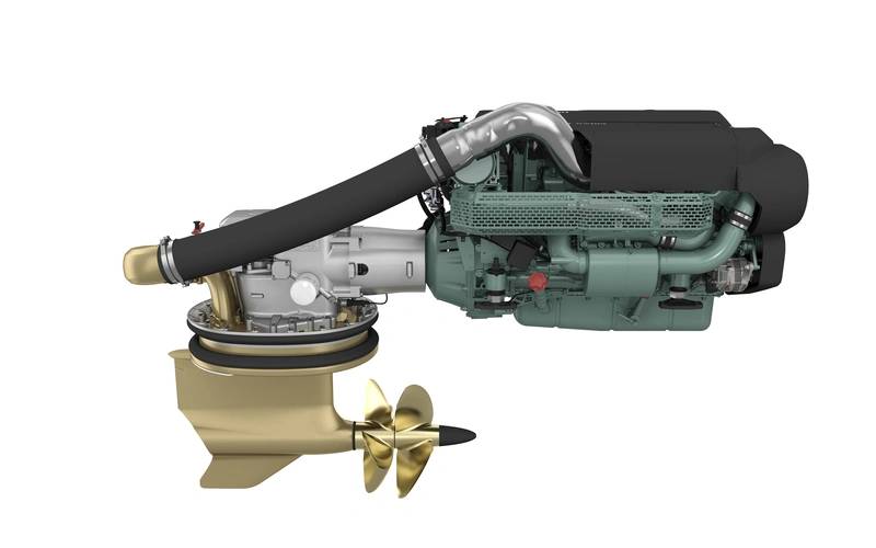 The new D8 and IPS15 package. (Photo: Volvo Penta)