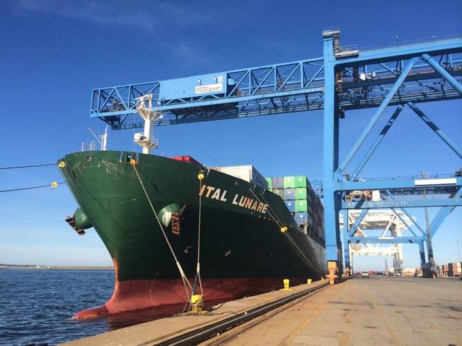 ItalLunare docked at the Port of Boston