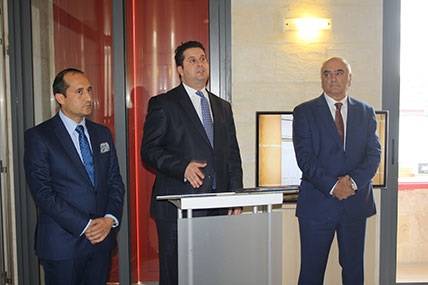 Left to right: Stephen Xuereb, Chief Executive Officer of Valletta Cruise Port plc, the Hon. Dr. Edward Zammit Lewis, Minister for Tourism and Angelo Xuereb, Director of Valletta Cruise Port plc (Photo: Valletta Cruise Port plc)