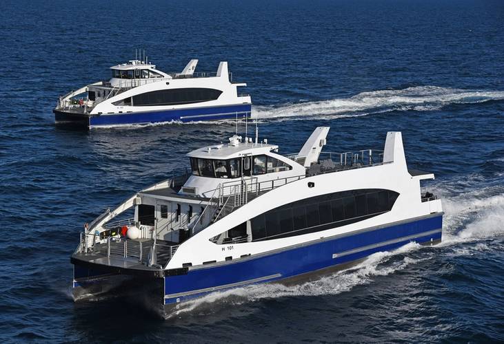 Metal Shark's NYC ferries