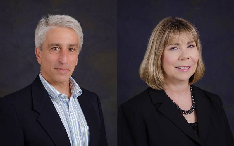 Mark Miller (left) and Lisa Owen