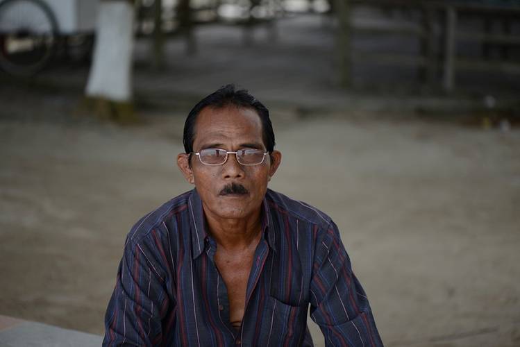 “Mr Abdul”, a senior pirate leader from the Karimun gang,  poses for the camera. The high number of reported petty attacks in South East Asia  belie the high potential for lethal violence in the region.  Photo: Karsten von Hoesslin 