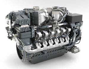MTU Series 4000 diesel engines are able to meet EPA Tier 4i emissions requirements without aftertreatment. [Pictured: 12V 4000 T94] Images courtesy Tognum Group