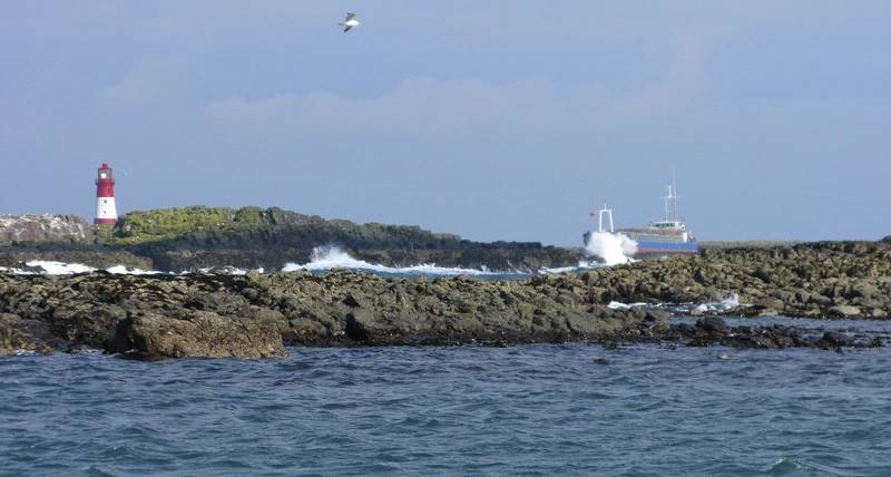 MV Danio grounded (Photo: U.K. Maritime and Coastguard Agency)