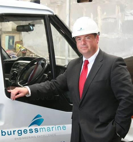 Nick Warren, who is Chief Executive of Britain’s largest independent ship repairer and marine engineering services provider Burgess Marine (Photo: Burgess Marine)
