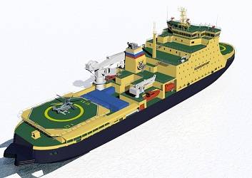 Nordic Yards rendering of Icebreaker LK-25