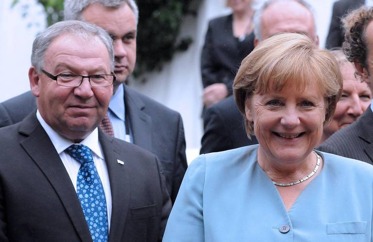 Nova Scotia Premier Darrel Dexter and Chancellor of Germany Angela Merkel. 