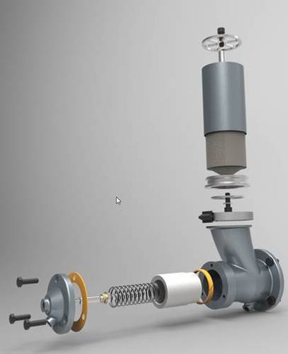 Part-Load Optimisation charge-air blow-off valve (Image: MAN Diesel & Turbo)