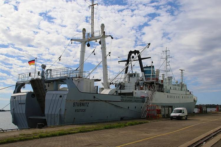 On July 8, 2024, the former refrigerated and transport ship and current cultural vessel "Stubnitz" moored at the pier of the Volkswerft shipyard where the ship was built 60 years ago. Strela Shiprepair Yard, based at the Volkswerft Maritime Industrial and Commercial Park, has taken on the task of comprehensively overhauling and maintaining the "Stubnitz".
Photo Courtesy HansePhotoStralsund/Fraede