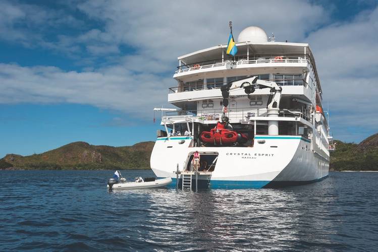 “On our (Esprit) yacht cruising it’s a young and active (demographic), 35 year olds.” While the “Crystal” name is perhaps best known for its large oceangoing cruise ships, the luxury travel brand is experiencing growth in all sectors, from yacht and river cruising, to its airline. (Photo: Crystal)