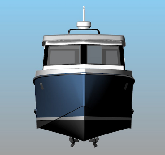 42' Outboard Day Boat (Image: Boksa Marine Design)