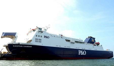 P&O Ferries European Causeway returns to service following £100,000 investment