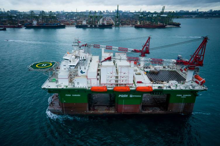 POSH Xanadu is a new generation DP3 Semisubmersible Accommodation Vessel (SSAV) for PACC Offshore Services Holdings Limited (POSH). (Photo courtesy of PACC Offshore Services Holdings Limited)