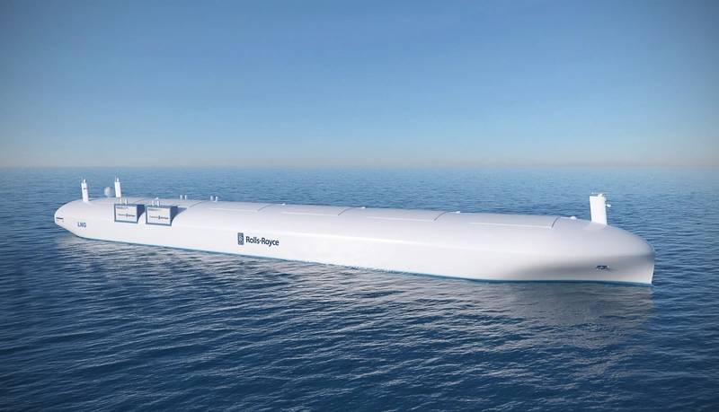 Remote controlled ship concept (Image: Rolls-Royce)