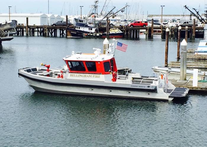 Fire Rescue Catamaran for the Bellingham Fire Department (Photo: Moose Boats)