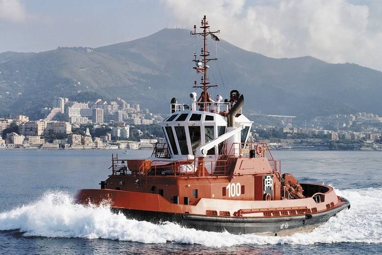 Rimorchiatori Riuniti's new tug boat will be powered by the Wärtsilä HY hybrid power module. Shown here is the tug boat Svezia, owned by the same company, and which is also equipped with a Wärtsilä solution. (Photo: Wärtsilä)
