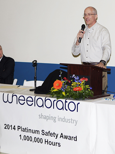 Robert E. Joyce Jr., President and CEO, Norican Group, parent company of Wheelabrator congratulated the team on an accomplishment no other group in the Norican Company has achieved.