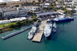 R/V Sally Ride will be homeported at the Scripps Nimitz Marine Facility in Point Loma, Calif. with the rest of the Scripps research fleet (Photo: Scripps)
