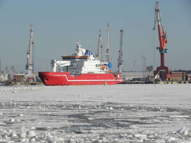 S.A. Agulhas II, a Polar Supply and  Research Vessel for South Africa