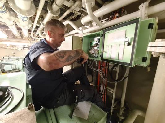 Shaftpower installation. Image courtesy Chris Marine