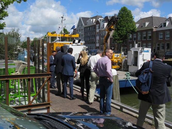 Shipowners, shipbuilders and representatives from the Green Award Foundation attended the first in a series of planned Ecospeed demonstration ‘roadshows’ (Photo: Subsea Industries)