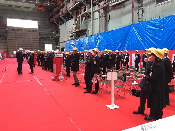 Some of the attendance at the Mitsui event (Image: MAN Diesel & Turbo)