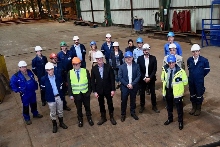 Steel Cutting Ceremony (Photo: Damen Shipyards)
