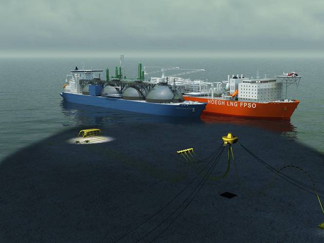 Still topical An LNG FPSO from Hoegh LNG, 2008.