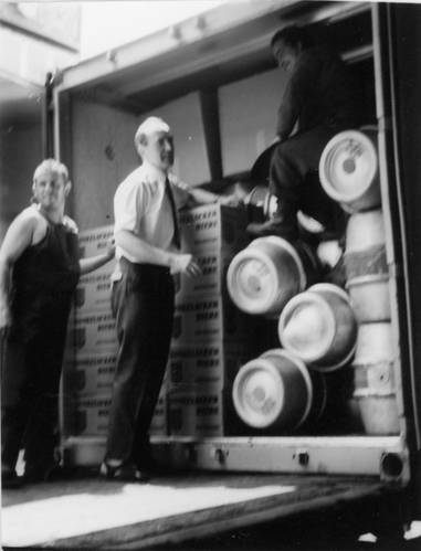 The beer in the stowed container (Photo: Hapag-Lloyd)