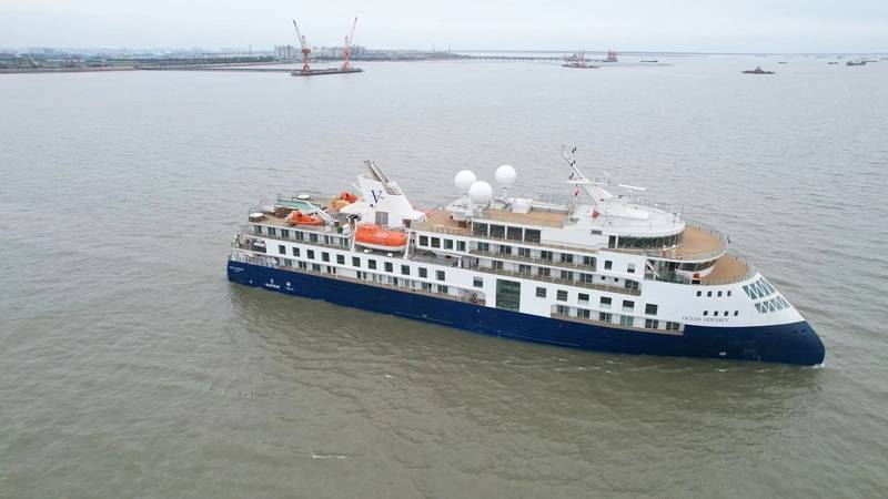 SunStone Maritime Group A/S took delivery of two Infinity class ships -- Sylvia Earle and Ocean Odyssey (pictured) -- from the CMHI Shipyard in Haimen, China.Image courtesy Sunstone