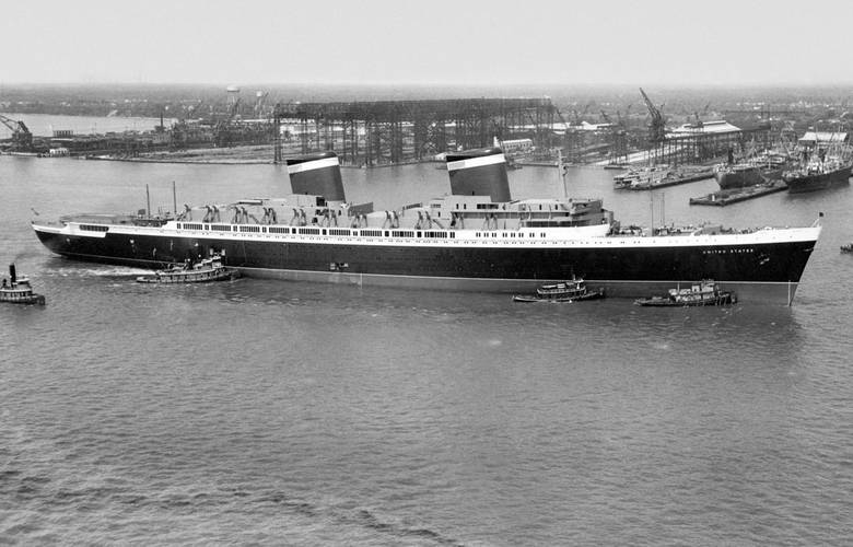 Super ocean liner United States was delivered June 20, 1952 (Photo: HII)