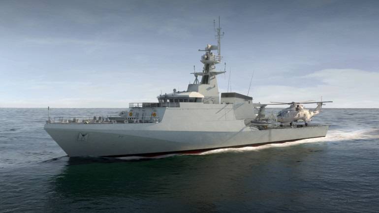 A BAE Systems Surface Ships Offshore Patrol Vessel for the U.K. Royal Navy (Image: Servowatch)