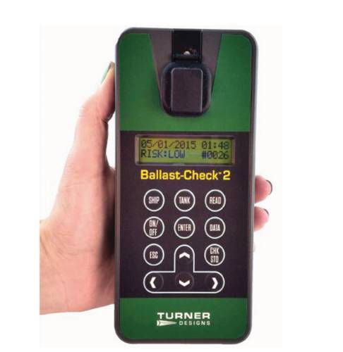 The Ballast-Check 2 is a small, lightweight, durable handheld fluorometer.  