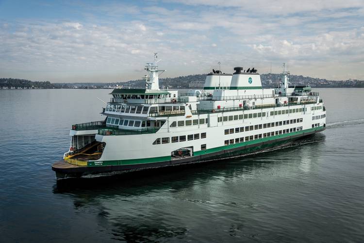 The completed ferry M/V Samish. Photo: WSF 