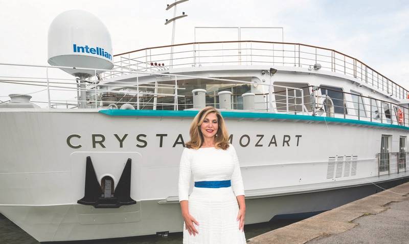 The Crystal brand was acquired by Genting Hong Kong in 2015. Under the guidance of Edie Rodriguez CEO & President, Chariman, Crystal Luxury Corporation, Ltd. has evolved to a broad luxury travel brand that includes ocean cruises, yacht expedition, river cruises and luxury air. (Photo: Genting Hong Kong)
