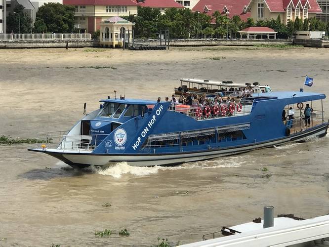 The “Hop On Hop Off” tourist boat is now one of the best ways to see Bangkok. (Photo: Chao Phraya Express Boat Ltd.)